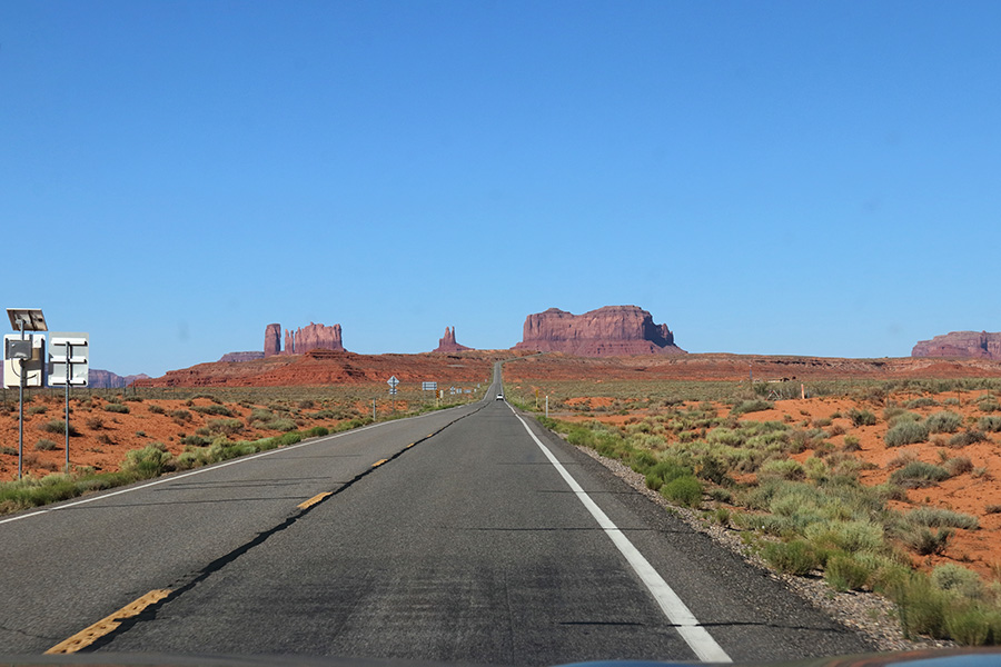 Forrest Gump film location in Monument Valley