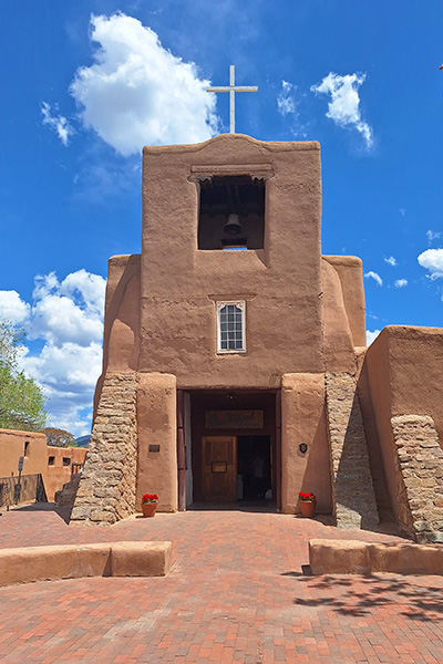 San Miguel Chapel in Santa Fe, USA