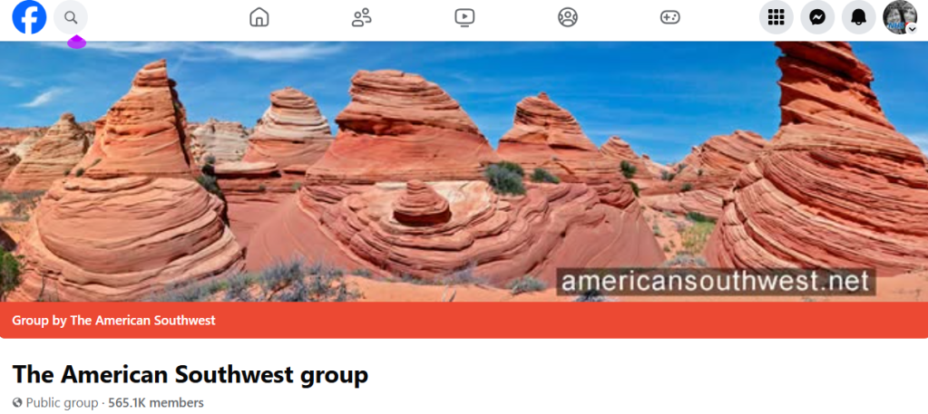 Facebook Page image - The American Southwest Group
